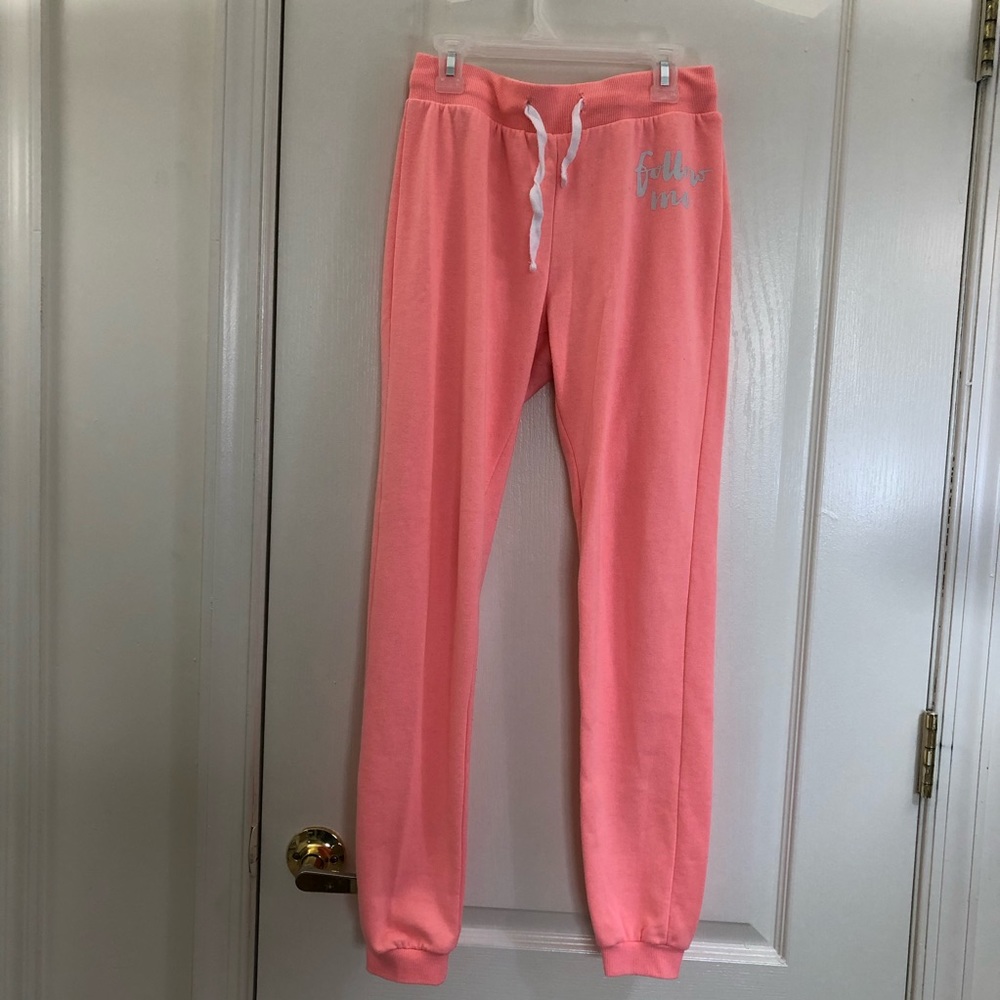 Neon Pink Sweatpants